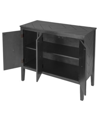 Sideboard with Adjustable Shelf, Handles & Legs