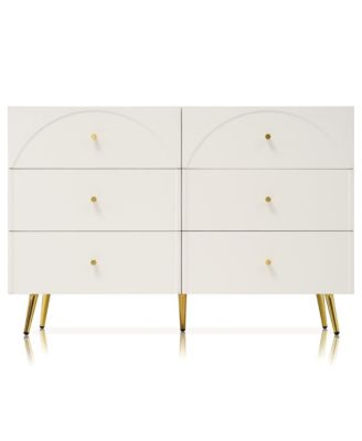 Modern Metal & Wood Dining Cabinet