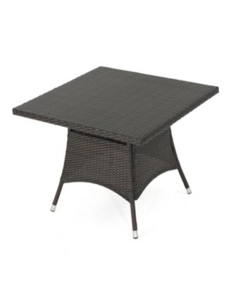 Outdoor Wicker Square Dining Table