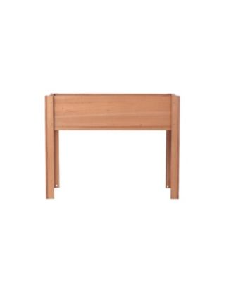 Elevated Wooden Planter Box for Outdoor Gardening