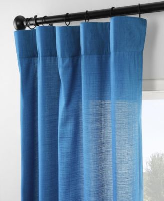 Half Price Drapes Rustic Weave Linen Curtains (2 Panels) Sheer Window Curtains Panel Set, Rod Pocket Curtains, 50 inches Wide Linen