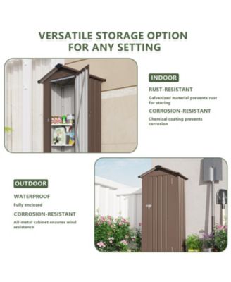 Galvanized Iron Sheet Storage Cabinet - Waterproof, Lockable