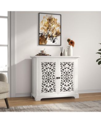 Antique Carved Sideboard Cabinet