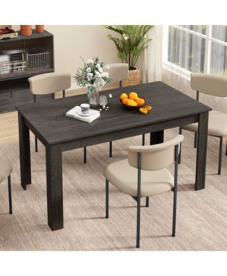 63 Inch Rectangular Modern Dining Kitchen Table