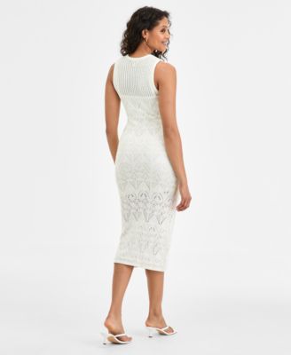 Women's Sleeveless Knit Midi Dress, Exclusively at Macy's