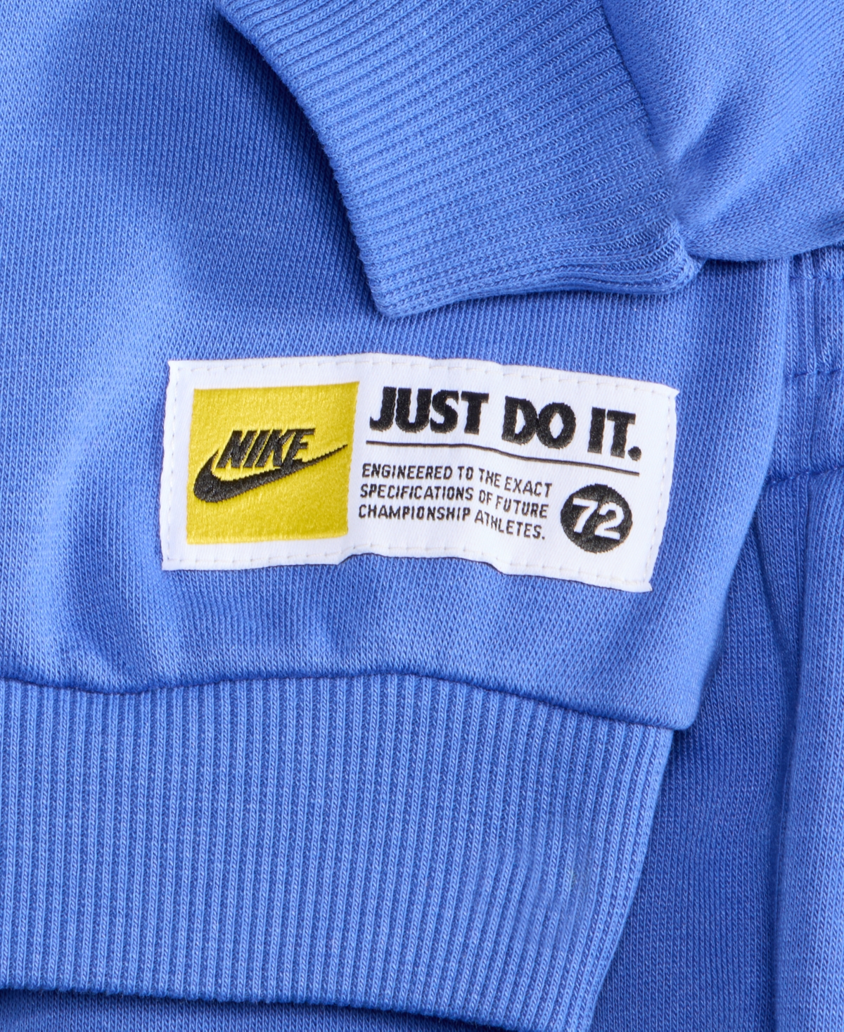 Nike Little And Toddler Boys 2-piece Sportswear P.e. French Terry Crewneck Top And Pant Set In Blue