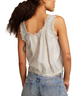 Women's Printed Cotton Sleeveless Top