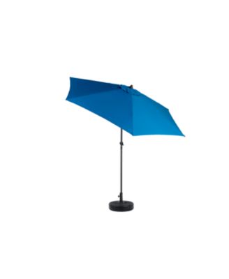 9FT Outdoor Patio Umbrella - Tilt & Crank, Dark Blue