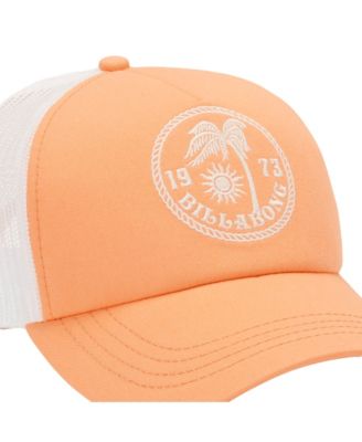 Women's Orange Aloha Forever Trucker Adjustable Hat