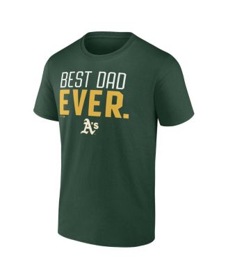 Men's Green Athletics Best Dad Ever T-Shirt