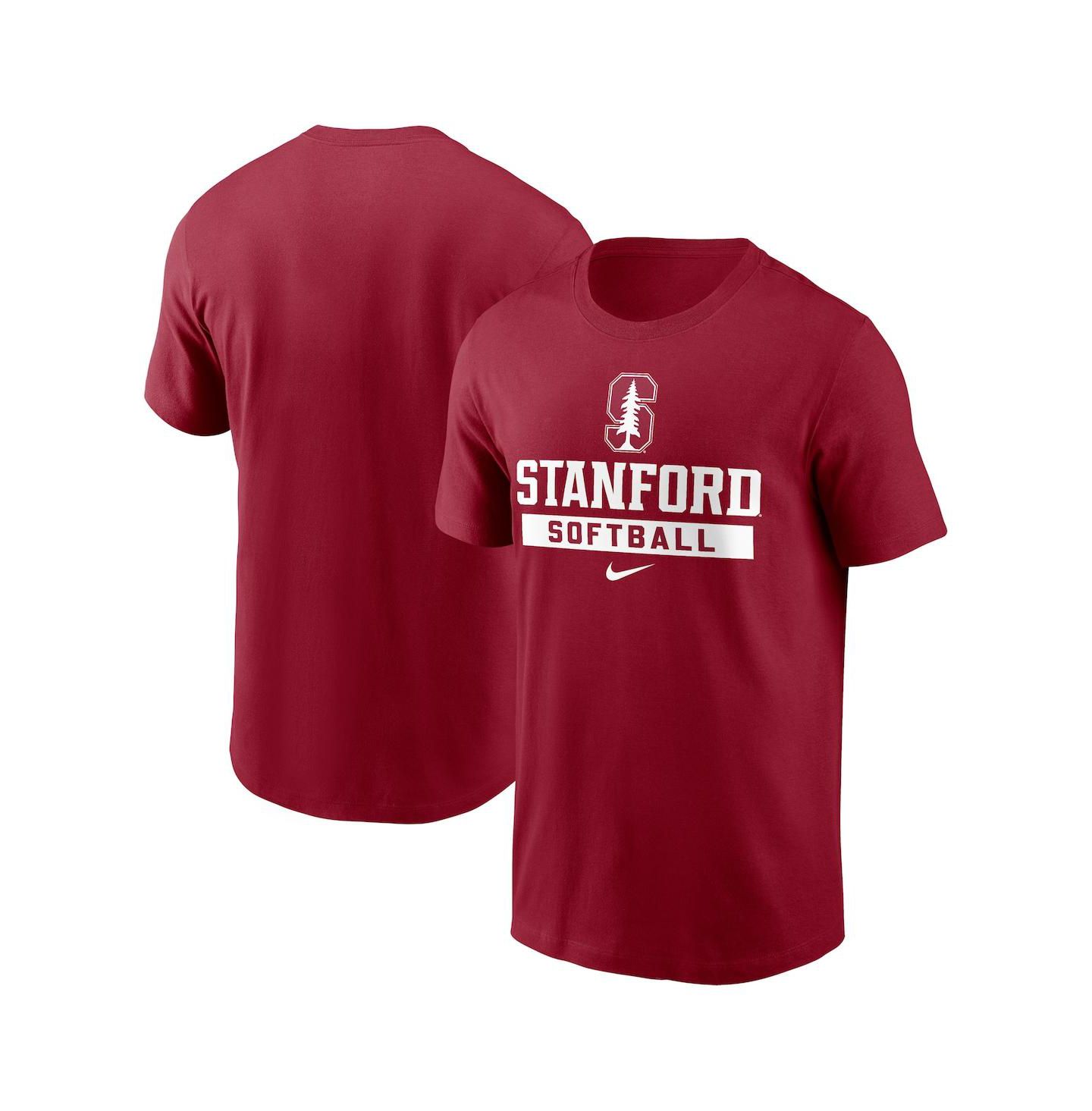 Мужская футболка Nike Cardinal Stanford Cardinal Softball — фото 1