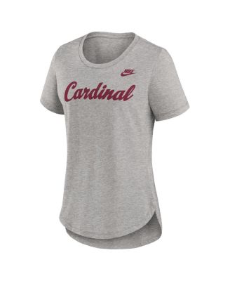 Women's Heather Gray Stanford Cardinal Legacy Tri-Blend T-Shirt