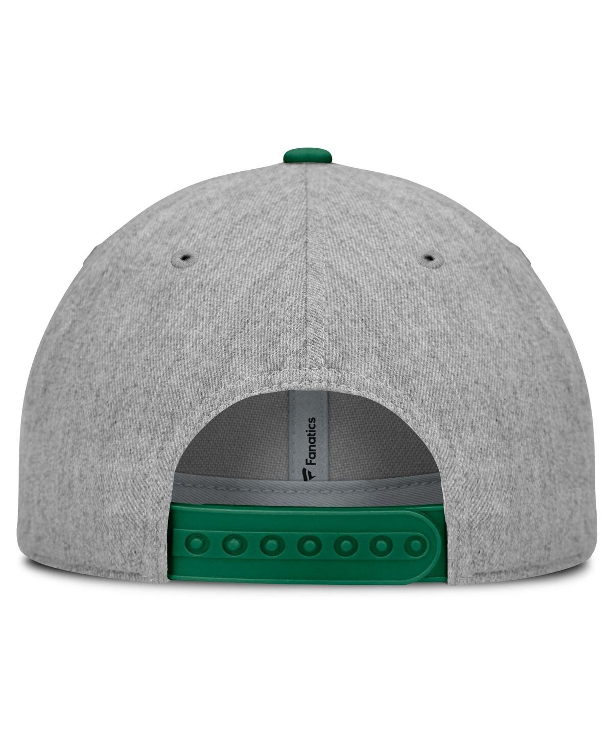 Fanatics Men's Gray/green Hartford Whalers Rebound Adjustable Hat
