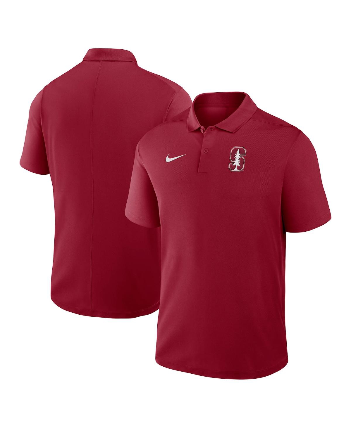 Nike Cardinal Stanford Cardinal 2024 Sideline Woven Performance Polo