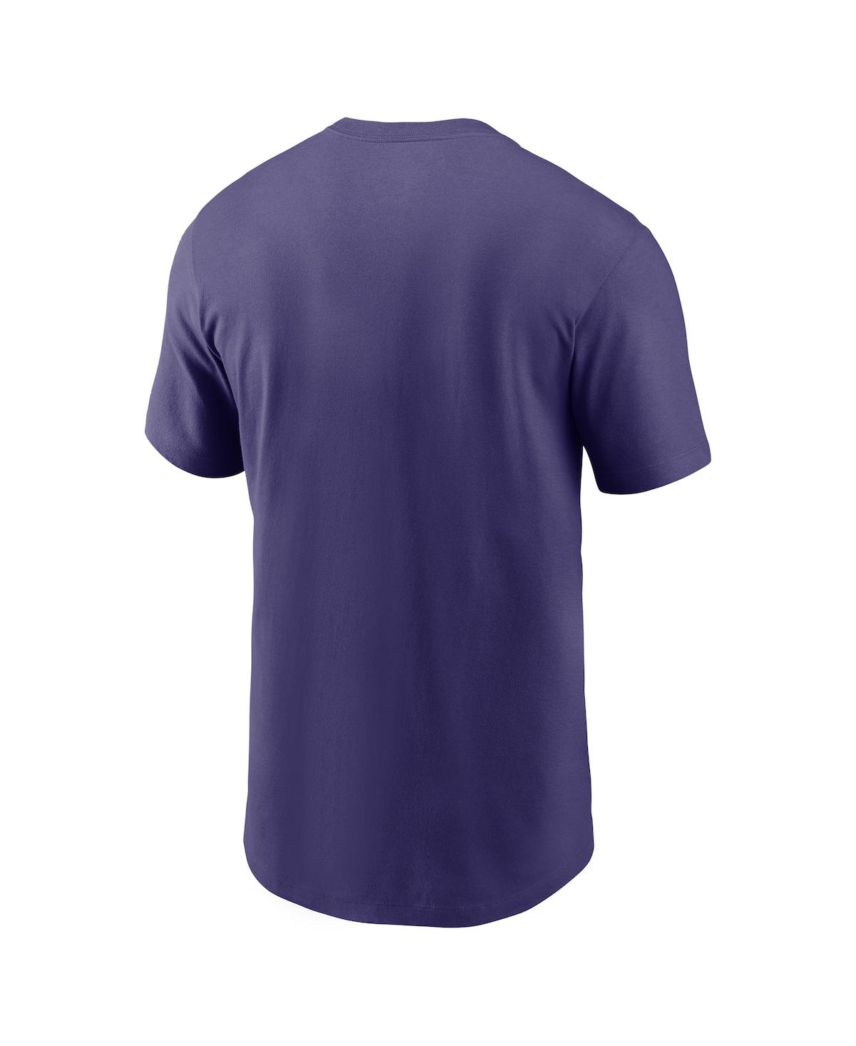 Nike Men's Purple Clemson Tigers Campus Local T-shirt In Animal Print