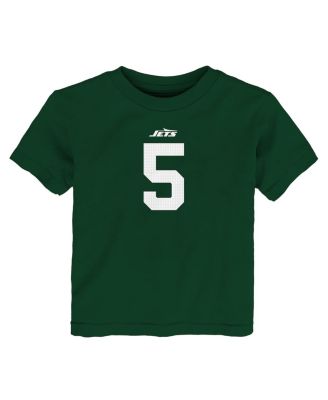 Toddler Garrett Wilson Green New York Jets Player Name Number T-Shirt