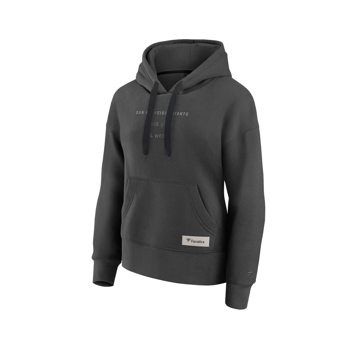 Women's Charcoal San Francisco Giants Elements Future Ground Subtle Tonal Pullover Hoodie