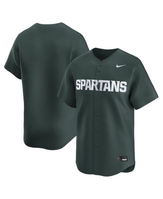 Nike - Men's Green Michigan State Spartans College Limited Baseball Jersey