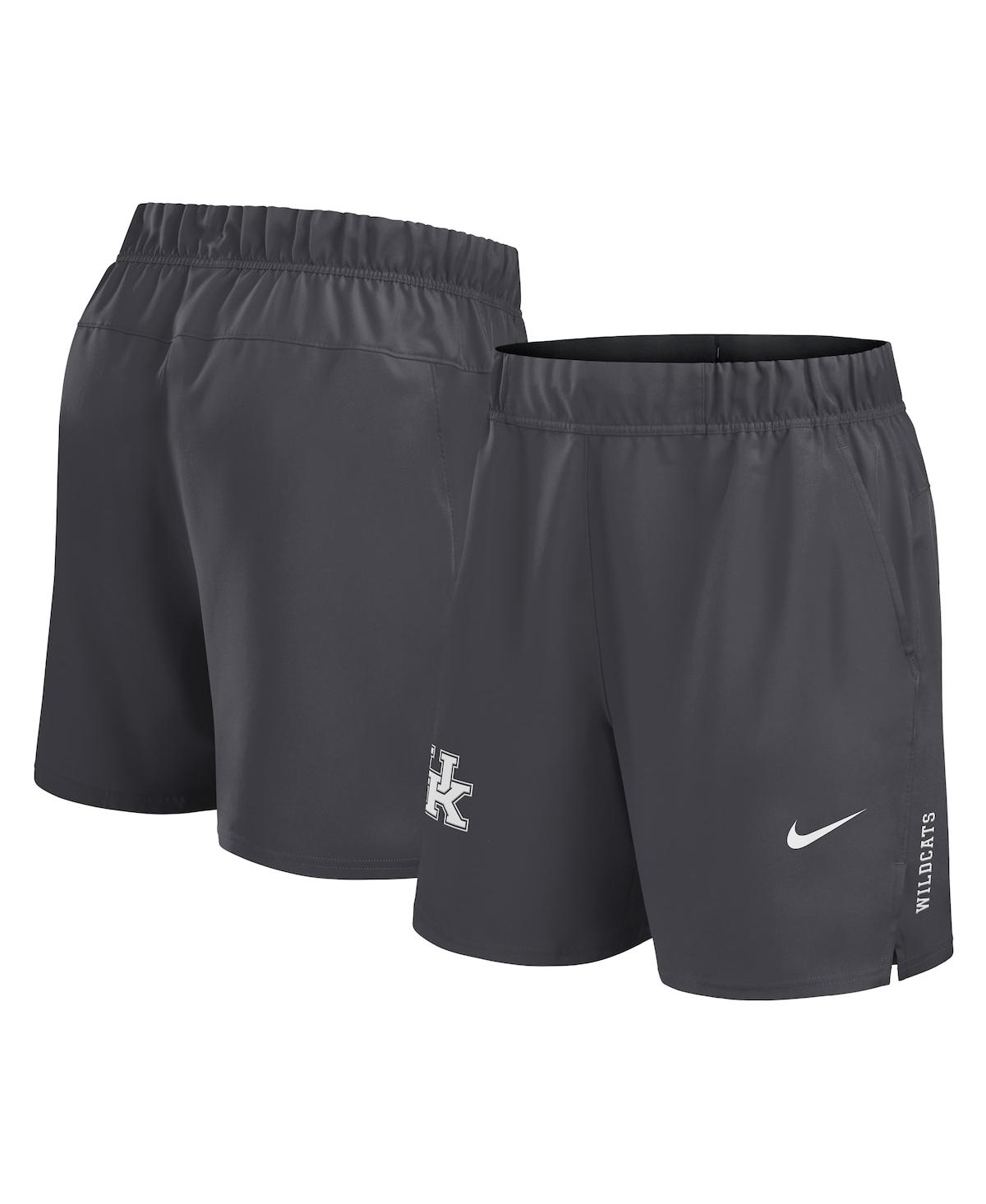 Nike Men's Charcoal Kentucky Wildcats Primetime Woven Victory Performance Shorts In Gray