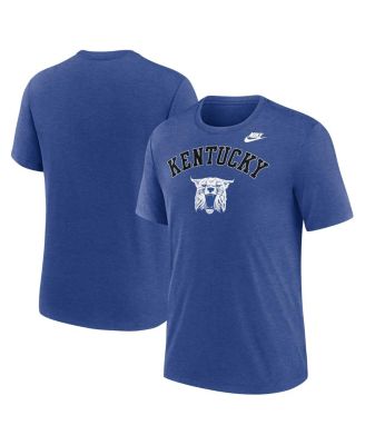 Nike - Men's Heather Royal Kentucky Wildcats Legacy Arch Tri-Blend T-Shirt