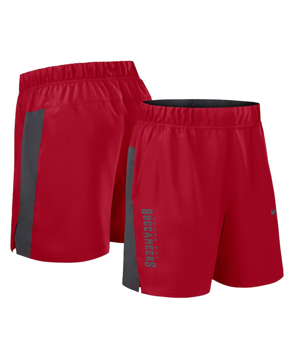Men's Red Tampa Bay Buccaneers Woven Victory Performance Shorts - Red