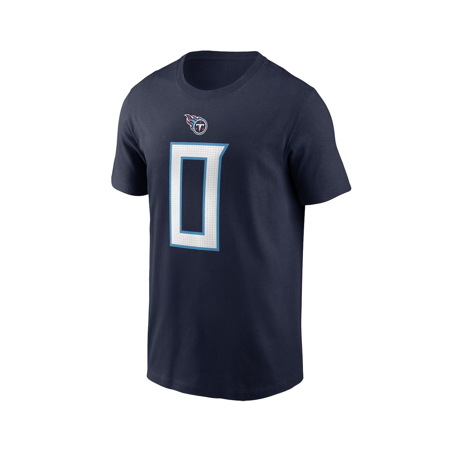 Men's Calvin Ridley Navy Tennessee Titans Player Name & Number T-Shirt