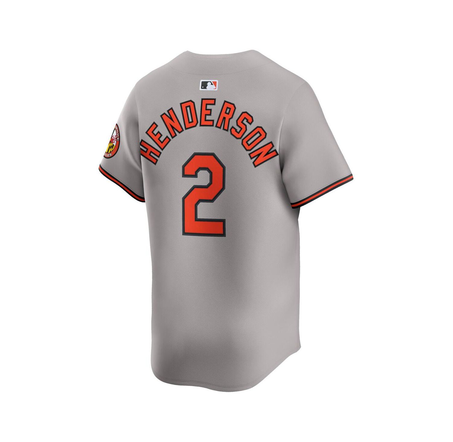 Men's Gunnar Henderson Gray Baltimore Orioles Road Limited Player Jersey