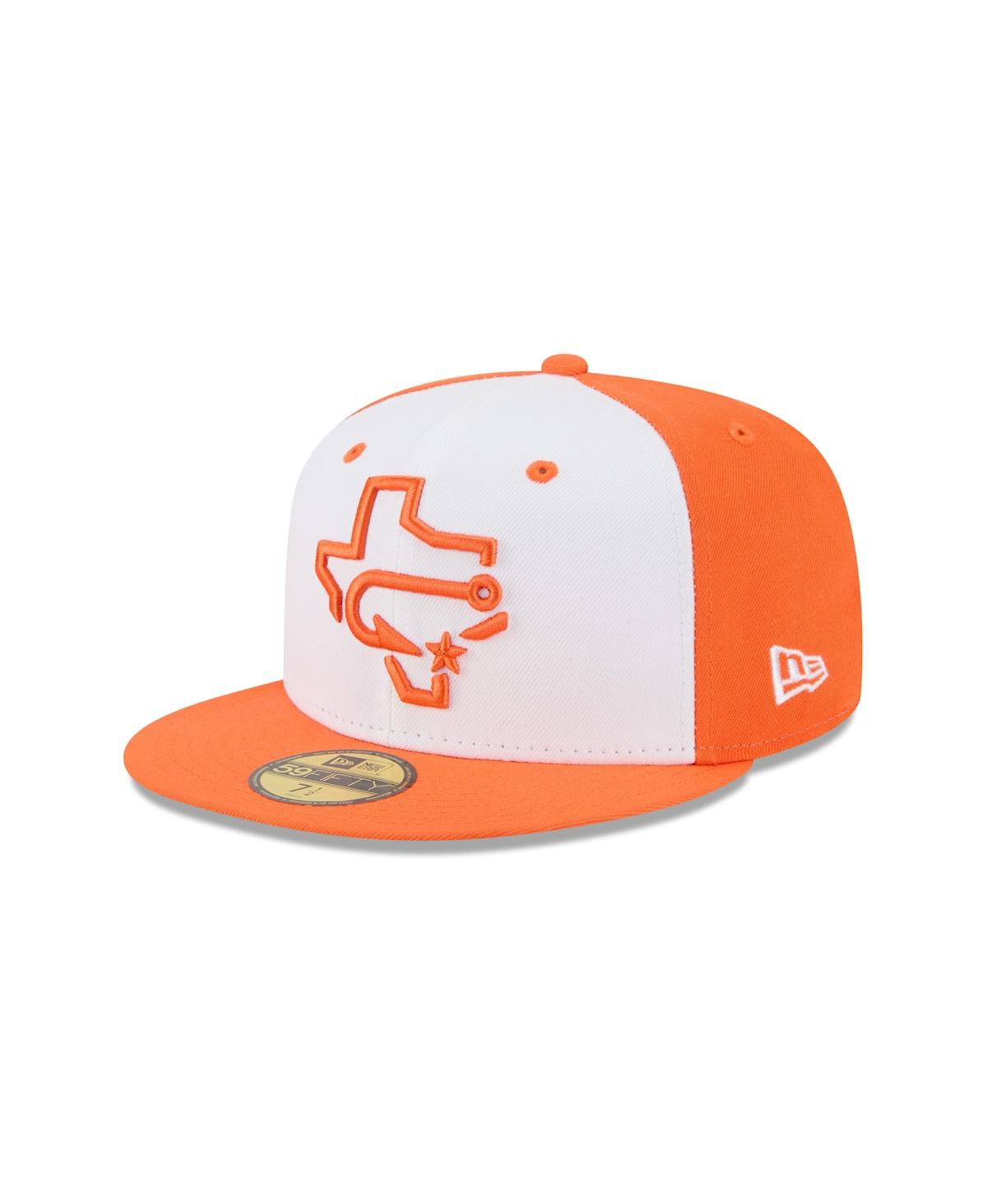Men's White Corpus Christi Hooks Theme Nights 59FIFTY Fitted Hat - White
