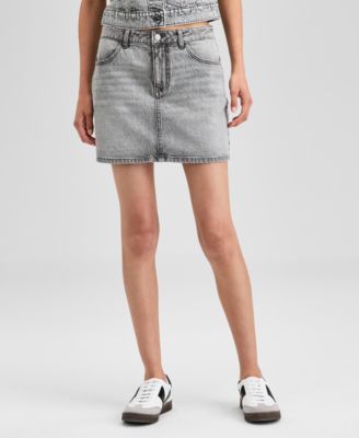 Women's Denim Mini Skirt, Macy's Exclusive
