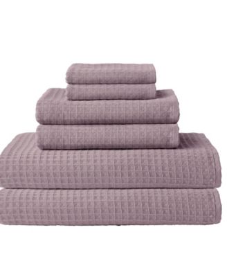 Waffle Twist 6-Pc. Bath Towel Set
