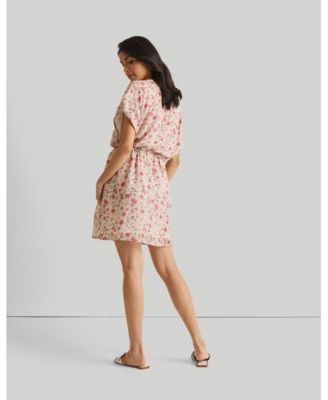 Womens Relaxed Drawstring Dress