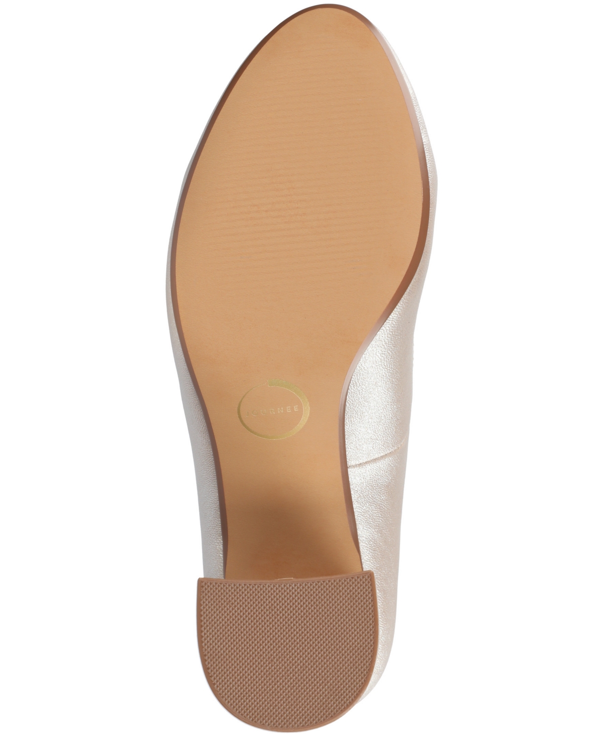 Journee Collection Women's Seraphina Round Toe Pumps In Gold