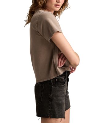 Women's Rolling Stones Patch Cotton T-Shirt