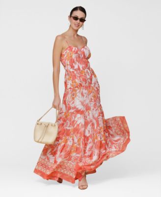 Women's Sleeveless Sweetheart Maxi Dress