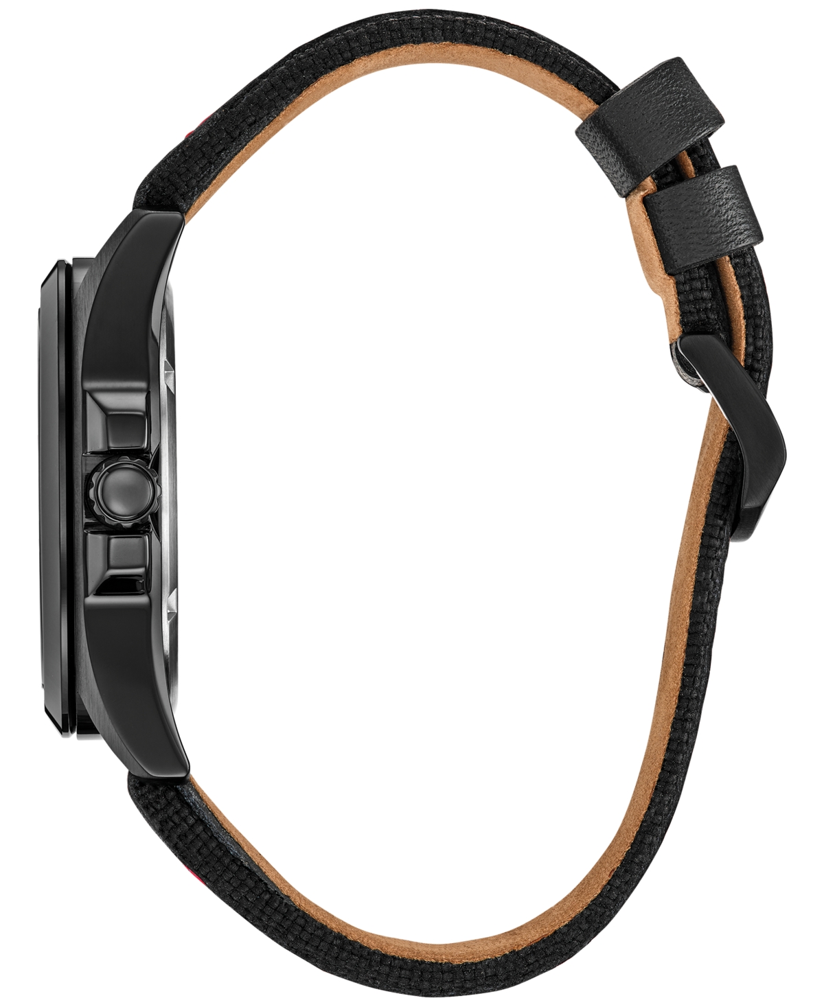 Citizen Eco-drive Men's Marvel Tony Stark Kinda Sorta Famous Black Leather Strap Watch 43mm In Black