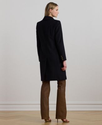 Women's Single-Breasted Peacoat