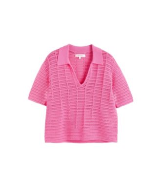 Women's Cotton Crochet Shirt