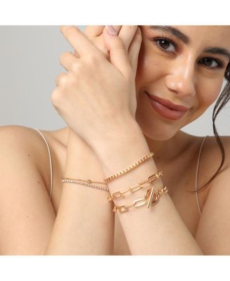 Gold-Plated Everyday Hand Bracelet Sets