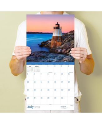 2026 Lighthouses Wall Calendar