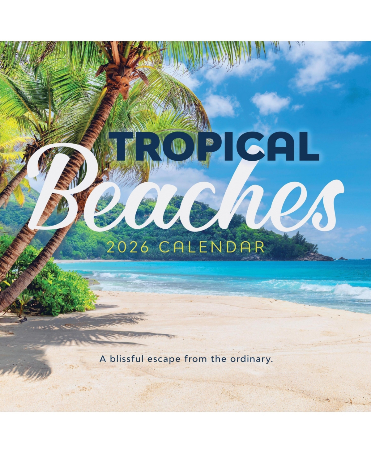 2026 Tropical Beaches Wall Calendar - Multicolor