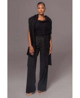 Women's Soft Life Cable Knit Sweater Top