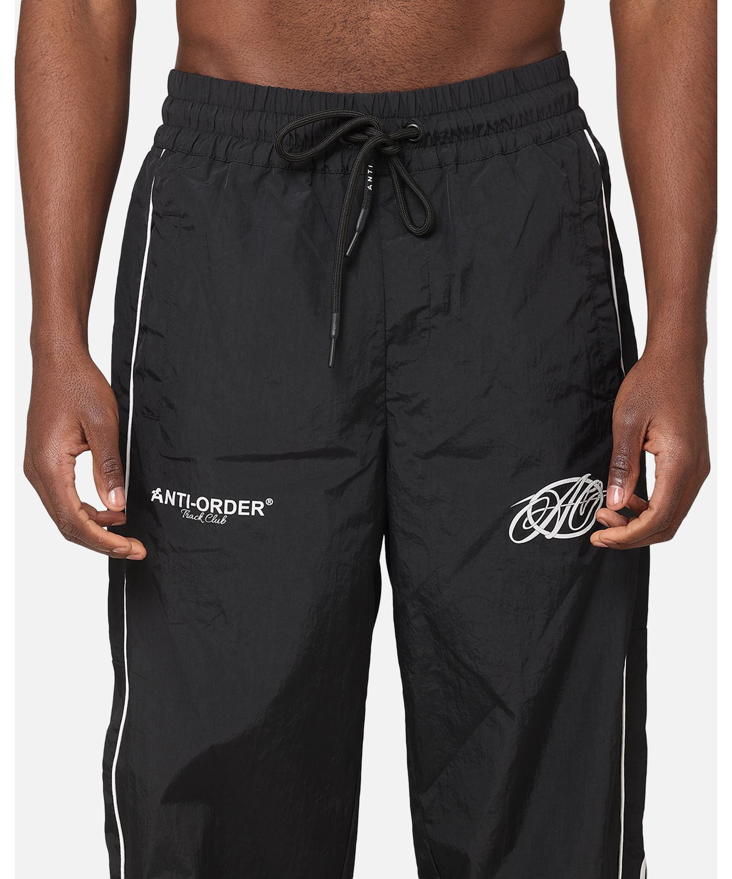 Men's Track Club Nylon Jogger, Black, M