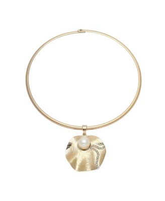 Gold-Plated Pearl Jewellery Set