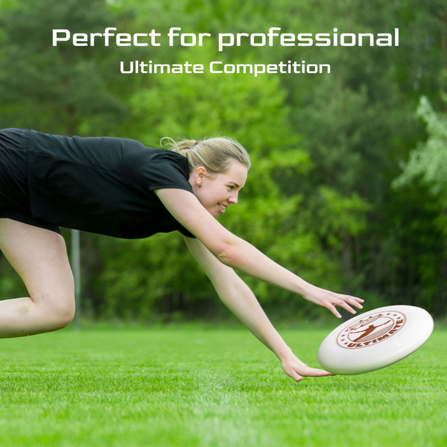 Детские игрушки Wham-o Frisbee Official Ultimate 175g Flying Disc, 10.75 Inch, Professional Training, for Competition and Outdoor Fun - 2 Pack, цвет: Белый / Оранжевый, вариант 1 — фото 3