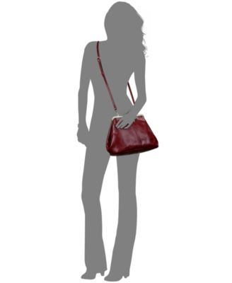 Medium Sofia Kisslock Leather Bag