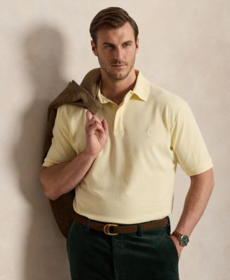 Men's Big & Tall Stretch Oxford Mesh Polo Shirt
