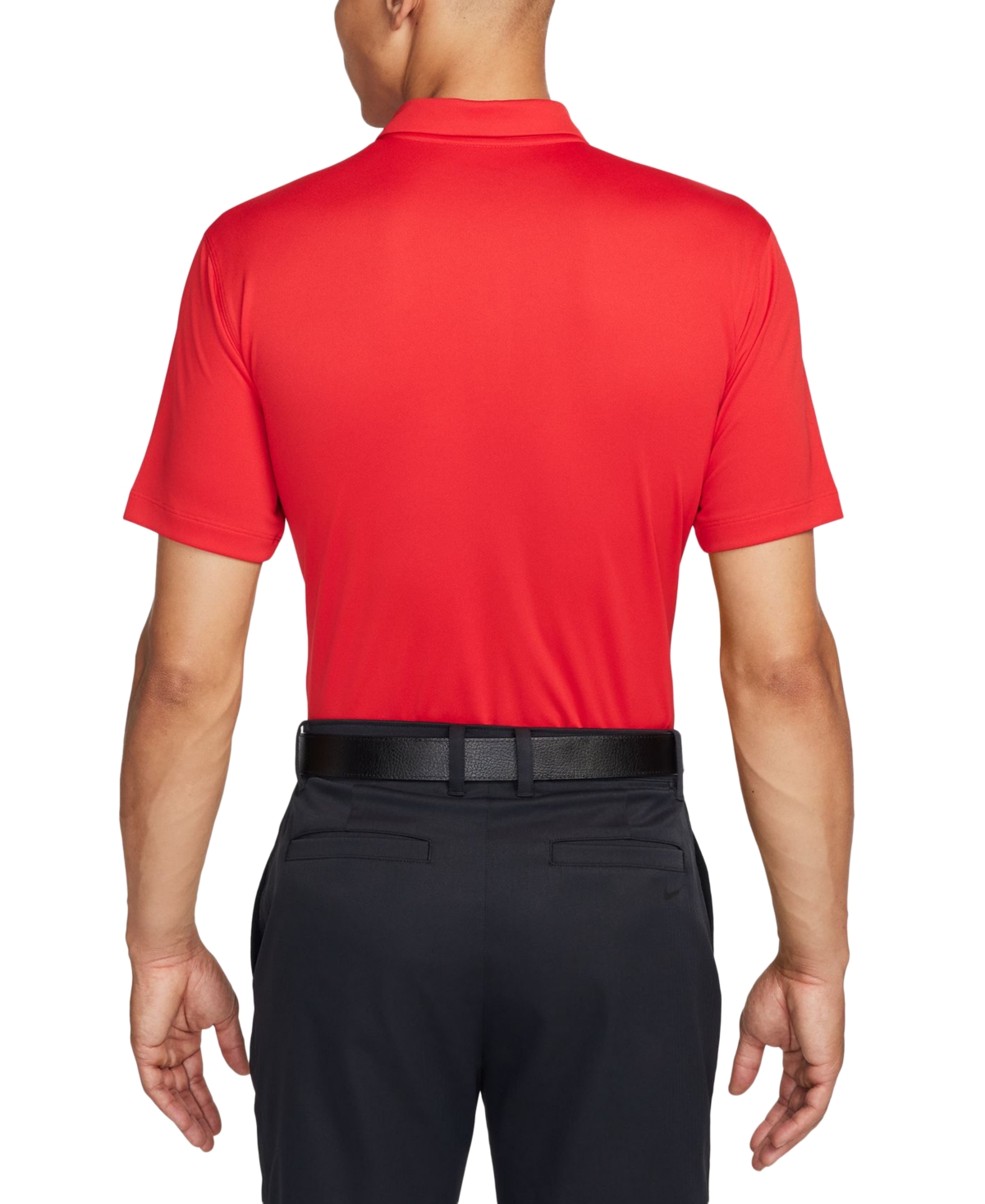 Nike Men's Relaxed Fit Core Dri-fit Short Sleeve Golf Polo Shirt In Red