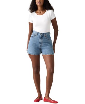 Levi's - Women's Cotton Cinch-Waist Denim Shorts