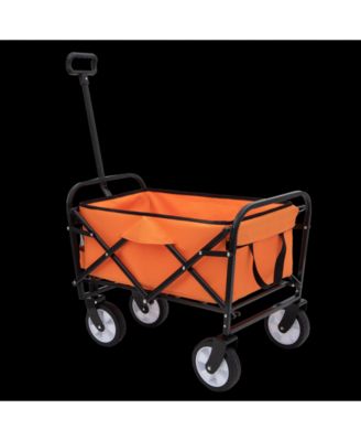 Collapsible Utility Wagon Cart - Orange