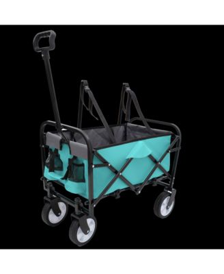 Collapsible Wagon Cart - 225lb Capacity - Green